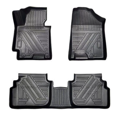 Juego de alfombrillas TPE impermeables para todo tipo de clima para Kia Forte 2014-2018 sedán Foto 1 de 4