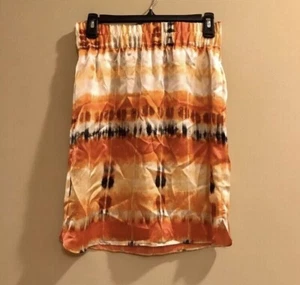 Banana Republic Skirt NWT Women’s Size 4 Silk Tie Dye Boho - Picture 1 of 5