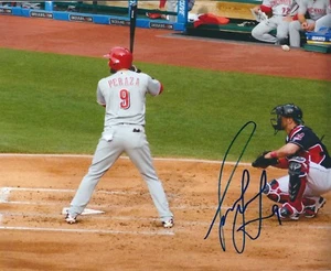 Autographed 8X10 JOSE PERAZA Cincinnati Reds Photo - COA  - Picture 1 of 1