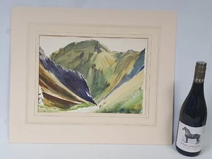 Lakeland Mountains by listed artist Orlando Greenwood ex. Christie's Studio Sale - Picture 1 of 8