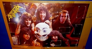 ANTHRAX VTG MUSIC HEAVY METAL BAND POSTER #3221 22.25" x 34.5" RARE (1988)🔥 - Picture 1 of 4