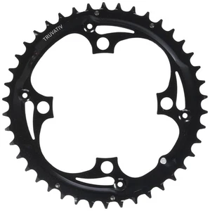 Trushift 42T x 104mm BCD Steel Ring Black V4 - Picture 1 of 2