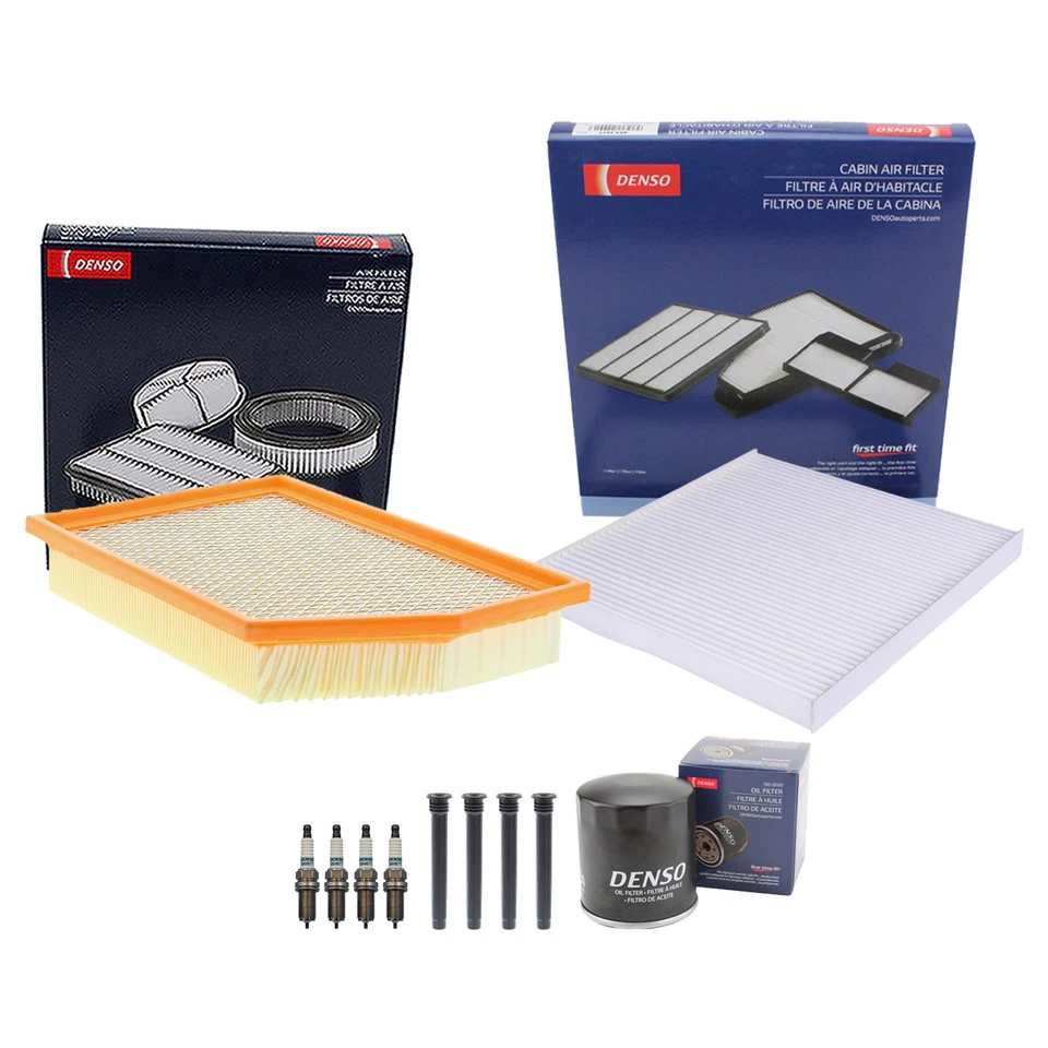 Kit de afinación Denso 4 bujías y botas kit para Jeep Cherokee 2,4 L L4 Vin B 2015 Foto 1 de 2