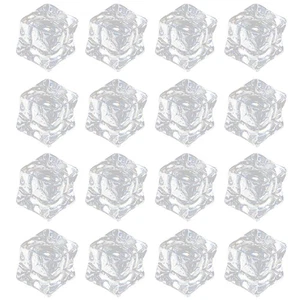 200 Pezzi Artificiali Acrilico Trasparente Finto Riutilizzabile Finto Ghiaccio Fotografia Props - Foto 1 di 11