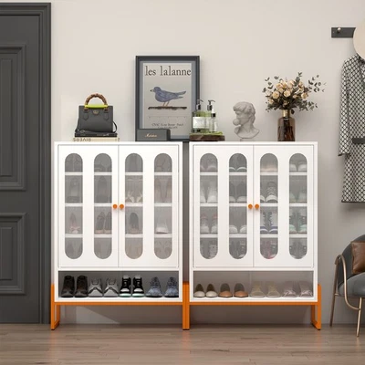 Shoe cabinet, adjustable mesh and bottom, compatible with vacuum cleaners - Image 1 of 4