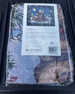 Mohawk Home Wandteppich Überwurf Decke 50" x 60" Alte Welt Weihnachten 2001 Neu aus altem Lagerbestand - Bild 1 von 4