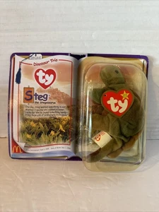 TY STEG The Stegosaurus 1994 Mc Donalds Beanie Baby RARE RETIRED - Picture 1 of 2