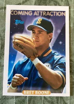 1993 Topps - Coming Attraction Bret Boone #808 - NM condition - FREE  SHIPPING - Image 1 of 2
