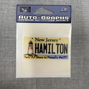 AUTO-GRAPHS New Jersey Car Sticker - Hamilton Lighthouse Automotive Decals - Picture 1 of 2