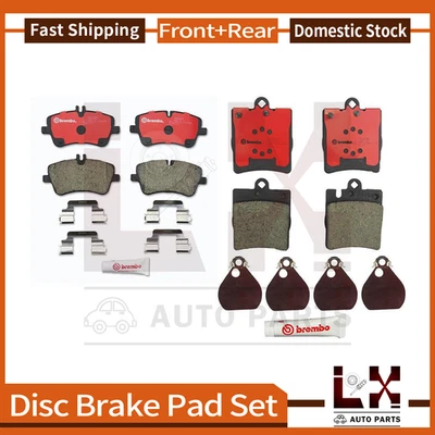 Front & Rear Brembo Ceramic Brake Pads Set Set For Mercedes-Benz C240 2005 2004 - Image 1 of 4