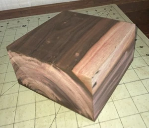 One Block Hawaiian Milo Wood ~ 5 1/8" x 5 1/3" x 2 3/4" (#162) - Picture 1 of 6