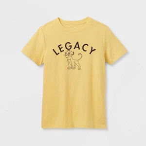 Kids' the Lion King Legacy Short Sleeve Graphic T-Shirt - Yellow S, L, XL - Picture 1 of 1