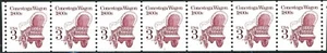 Conestoga Wagon Shiny Gum Untagged MNH PNC7 PL3 Scott's 2252A - Picture 1 of 2