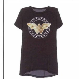 Wonder Woman Gold Classic Symbol Women's T-Shirt Purple - Picture 1 of 1