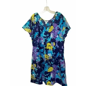 #3550 ADONNA Womens vintage mumu house dress size XL - Picture 1 of 9