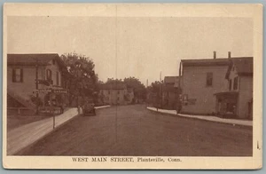 POSTAL ANTIGUA PLANTSVILLE CT WEST MAIN STREET - Imagen 1 de 2