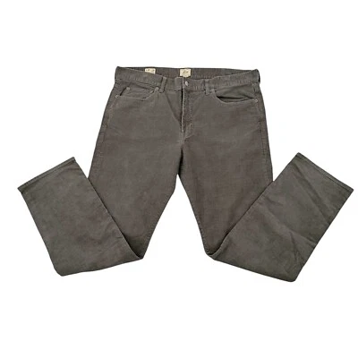 J Crew Pants Mens 38x32 Corduroy 770 Stretch Straight Fit Gray Classic Slim - Image 1 of 4