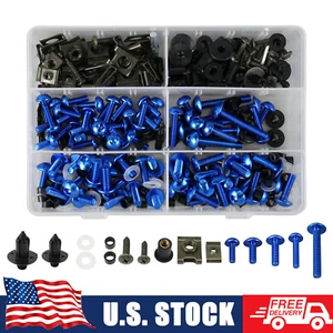 253PCS CNC Bodywork Screws Fairing Bolts Kit  for Yamaha FZR1000 FZR600R FZR750R - Picture 1 of 10