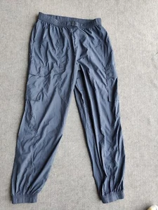 Fabletics Lightweight Cargo Jogger Deep Navy Tapered Stretch Nylon Large 32x31 - Picture 1 of 9