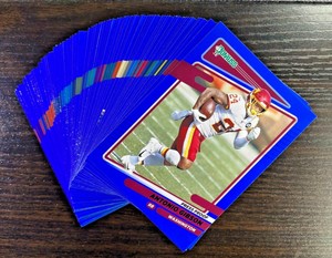 2021 Donruss Football PRESS PROOF BLUE No Helmet Variation Pick Your Card ⛲