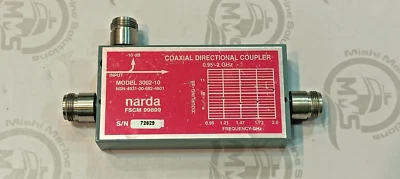 Narda 3002-10 Coaxial Directional Coupler | 0.95–2 GHz | 10 dB | USED - Image 1 of 4