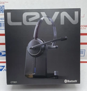 LEVN CT001 Wireless Headset with Microphone for Call Center/Office/Work - Foto 1 di 3