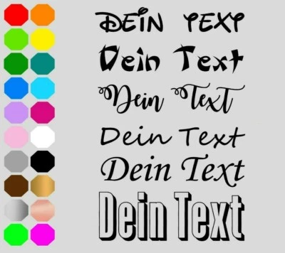 Personalisierter Bügelbild Name / Wunschtext Spruch Flexfolie - Bild 1 von 4