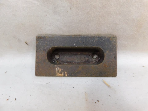 1800's Antique WINDOW Pull VICTORIAN Style Black ORNATE Cover