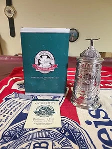 "RARO" ANHEUSER-BUSCH BUDWEISER 125° ANNIVERSARIO PIETRA 2001 PELTRO DA COLLEZIONE - Foto 1 di 22
