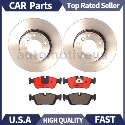 Juego de pastillas de freno de disco delanteras rotor de freno de disco 3X Brembo para BMW 318ti 1995 1996 1997 Foto 1 de 4