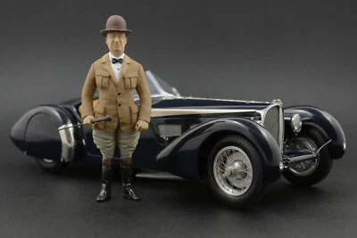 Ettore Bugatti Figura per 1:18 CMC 57SC Atlantic Corsica VERY RARE  !! NO CAR !! - Immagine 1 di 4
