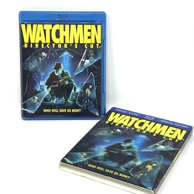 Watchmen Blu-ray Disc 2009 Directors Cut 3 Disc Set Lenticular Slipcover Foto 1 de 4
