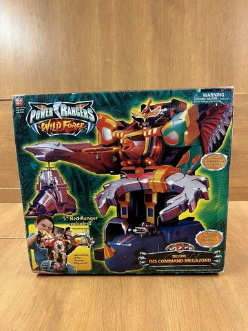 Power Rangers Wild Force Deluxe Isis Command Megazord Bandai (Open Box) Cover