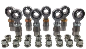 Chromoly 4 Link Kit 3/4 Heim Joint 3/4-3/8 Misalignment Spacer Bung .095 - Picture 1 of 8