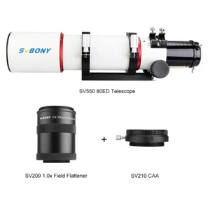 SVBONY SV550 Refractor Telescope 80mm Triplet APO OTA Deep Sky Photography Kits - Picture 1 of 15