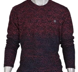 Mondo Men’s Burgundy Flocked Print Sweater XL Retails $98 - Picture 1 of 8