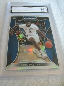 ERIC PASCHALL WARRIORS 2019 PRIZM DRAFT PICKS BLUE PRIZM ROOKIE RC #40 GRADED 10 - Imagen 1 de 2