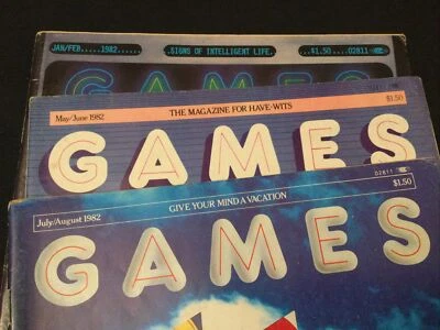 Lot of three Games Magazines - Jan/May/July 1982. See condition notes. - Image 1 of 4