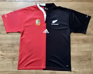 BRITISH & IRISH LIONS & NEW ZEALAND Tour 2005 Half Split RUGBY UNION Shirt - XL - Picture 1 of 15