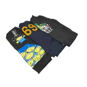 Boy's - 3 Pullover Sweatshirts - 2 Hooded - Size 5 Long Sleeve Shirts - Picture 1 of 7