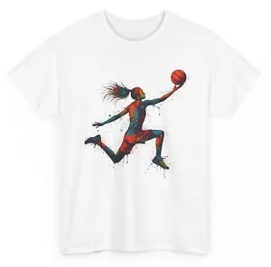 Camiseta de baloncesto artística - Camiseta deportiva de jugador de baloncesto para mujer - Imagen 1 de 53