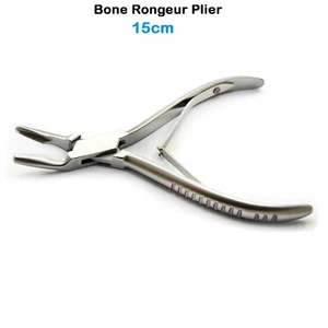 Alicates de doble resorte Bone Rongeur herramientas ortopédicas de desbulking dental quirúrgico - Imagen 1 de 3