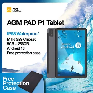AGM Pad P1 Wasserdichtes Rugged Tablet 8GB+256GB (2TB TF) 7000mAh 10.36'' 4G LTE - Bild 1 von 9