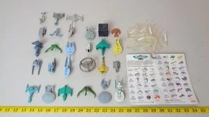 Star Trek Micro Machines 1st 9 sets 27 ships with 27 stands 1990's Excellent - Picture 1 of 5
