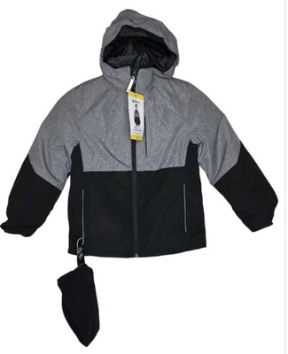 Gerry Boys Gray and Black 4 In 1 Systems Hooded Jacket & Beanie Size S 7/8 - Image 1 of 4