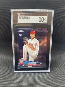 2018 Topps Chrome Shohei Ohtani #150 Rookie Card SGC 10 RC - Picture 1 of 2