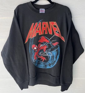 Vintage 90s Spiderman Marvel Comic Images Sweatshirt Crewneck 1991 L Rare Find - Bild 1 von 5