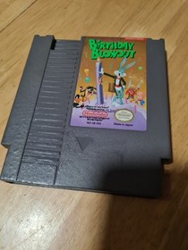 The Bugs Bunny Birthday Blowout Nintendo Nes Game Cart NTSC USA Version Tested