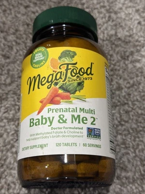 MegaFood Baby & Me 2 suplemento dietético - 120 unidades Foto 1 de 4