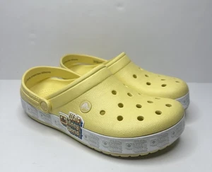 Crocs Walt Disney World Retro Yellow Comfort Clogs Unisex W 9 M 7 - Picture 1 of 14